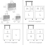 Packing Cubes Set for Travel Accessories Suitcase Organizers Clothes Luggage Bags Lightweight Carry On Travel Gear (Gray)
