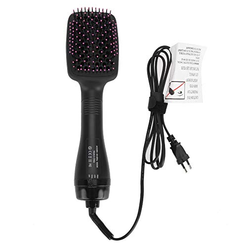 Qkiss - Rizador de pelo multifunción con cepillo de aire caliente y frío, 1000 W, profesional, con plancha y peine de secado