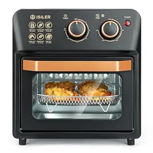 iSiLER Air Fryer, Electric Oven Toaster Griller, 12L Rotisserie Convection Oven For Home, 360 degree Air Circulation Technology, Bake, Roast, Toast, Defrost