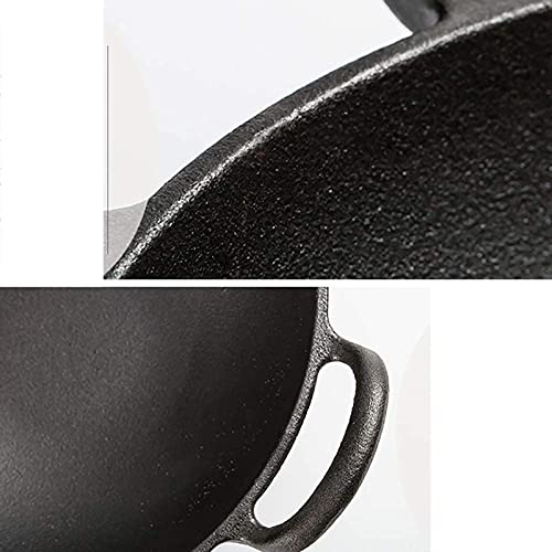 Olla wok china de hierro fundido sin recubrimiento miniatura 4