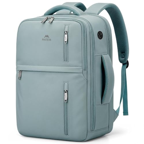 MATEIN Mochila 40x30x20 para Ryanair, Mochila Viaje 40x30x20, Verde