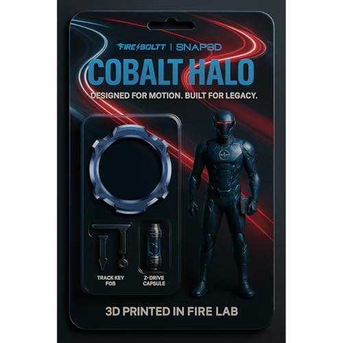 Image of Fire-Boltt Phoenix Pro SNAP3D Case - Set Your Style Free | 11 Colors, Textured Finishes & Premium Snap-On Fit | Customize Your Phoenix Pro Smartwatch (Cobalt Blue)