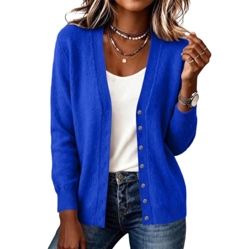 Womens Cardigan Sweaters Trendy Fall Button Down Knitted Cardigans - image 1