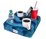 Cup Cozy Deluxe Pillow (Teal) As Seen on TV -The World's Best Cup Holder! Keep Your Drinks Close and Prevent Spills. Use it Anywhere-Couch, Floor, Bed, Man cave, car, RV, Park, Beach and More!