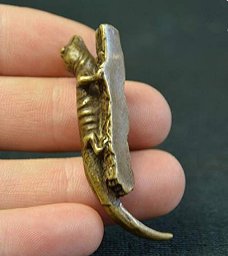 Lézard en laiton : sublimez enfin vos étagères vides avec ce petit ornement de collection - 6