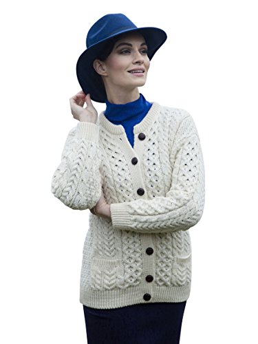 The Irish Store - Irish Gifts from Ireland - Jerséi - para mujer Amarillo crema X-Large