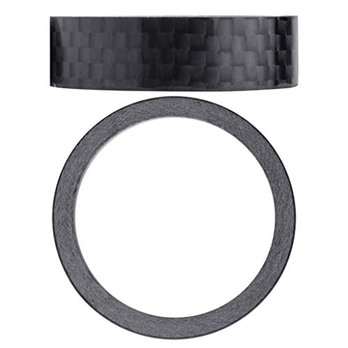 image for Fengek 15 Pcs Headset Spacer for Bicycle, 5 Sizes Carbon Fiber Road Bi
