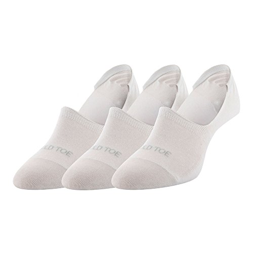 Gold Toe Women's AquaFX Micro Cushion Invisible Liners, 3 Pairs, white, Shoe Size: 6-9