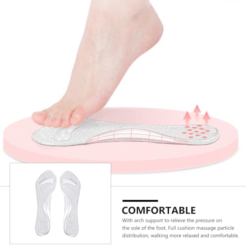 Plantillas de gel para tacones altos, 2 pares, soporte y masaje miniatura 6