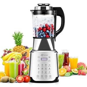 Glass Blenders for Kitchen 59oz, Stainless...
