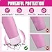 BKBY 2PCS Silicone Boot Compatible with Owala 30oz & 40oz FreeSip Sway Bottles & Tumblers, Protective Anti-Slip Bottom Cover Sleeve for Freesip Sway Tumbler (Translucence Pretty in Purple)