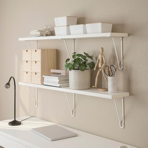 Étagère murale premium blanche BERGSHULT 120 cm ProTuning - 4