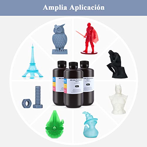 Resina 3D ABS-Like Blanca 1000g para Impresora LCD - Fernando Cortés