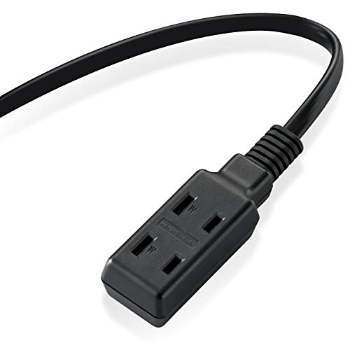 ELECOM Ultra Small Mobile Power Strip 2-pin 3outlet 1m [Black] T-M310BK (Japan Import)