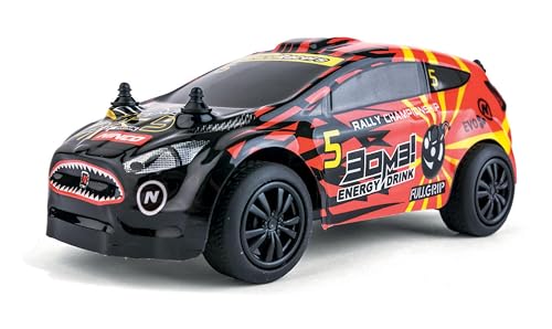 Nincoracers - X Rally Bomb Coche Teledirigido a Escala 1/30 | hasta 12km de Velocidad | Coche Radiocontrol con Mando a Distancia 2.4 GHz | A Partir de 6 años. (NH93142)