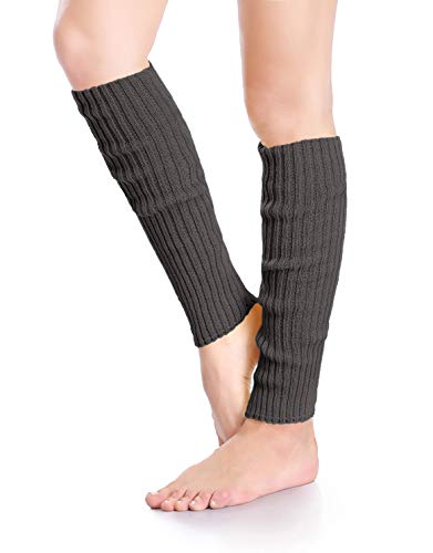 Jambières rétro en tricot côtelé extensible longues et souples