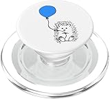 Photo Gallery il riccio con palloncino in azzurro idea regalo per un popsockets popgrip per magsafe Photo Gallery il riccio con palloncino in azzurro idea regalo per un popsockets popgrip per magsafe