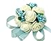 Produktbild Westeng Handgelenk mit dekorativer Schleife und Perlenarmband Kränze Armband Hochzeit Party Braut Brautjungfer (Blau)