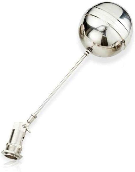 1Pc Floating Ball Valve DN15 DN20 DN25 DN32 Cold Hot Water Tank Float Valve Water Brass 201 Flow Control Valve(DN32)