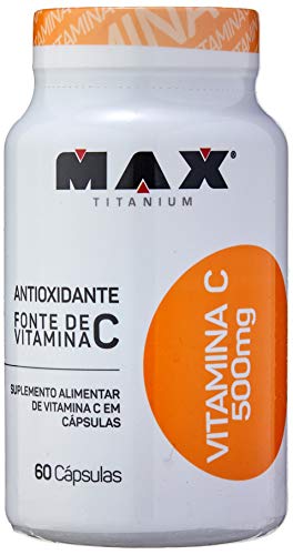 Max Titanium Vitamina C 500Mg - 60 Cápsulas