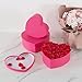 Soul & Lane Heart Shaped Boxes for Flowers - Set of 3 - Pink, Large Cardboard Heart Gift Boxes for Presents with Lids, Ideal for Valentine's Day, Mother's Day