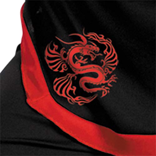 Disguise Women's Ninja Dragon Costume, Black/Red, X-Large #TOP3