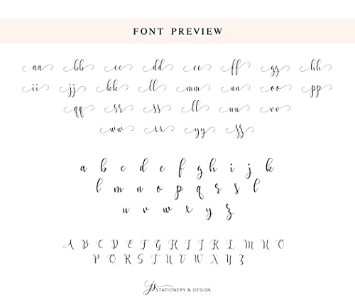 Jojostudios Personalized Calligraphy Stationary thumb #4