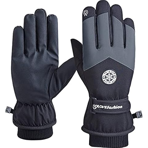 Warm Touch Screen Gloves Plus Velvet Thick Winter Outdoor Riding / Skiing Protective Warm Gloves Waterproof Non-Slip Unisex Protective Gloves Cover