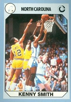 Autograph Warehouse Kenny Smith Basketball Card (North Carolina) 1990 Collegiate Collection No.33