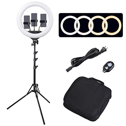 Exclusive Discount 90% Price AW 17.3inch LED Ring Light Tripod Stand 3200-6500K 400pcs Lamp Beads with 3 Phone Holder Live Stream/Makeup/YouTube Video/TikTok Remote Control Black Friday Clearance AW 17.3inch LED Ring Light Tripod Stand 3200-6500K 400pcs Lamp Beads with 3 Phone Holder Live Stream/Makeup/YouTube Video/TikTok Remote Control