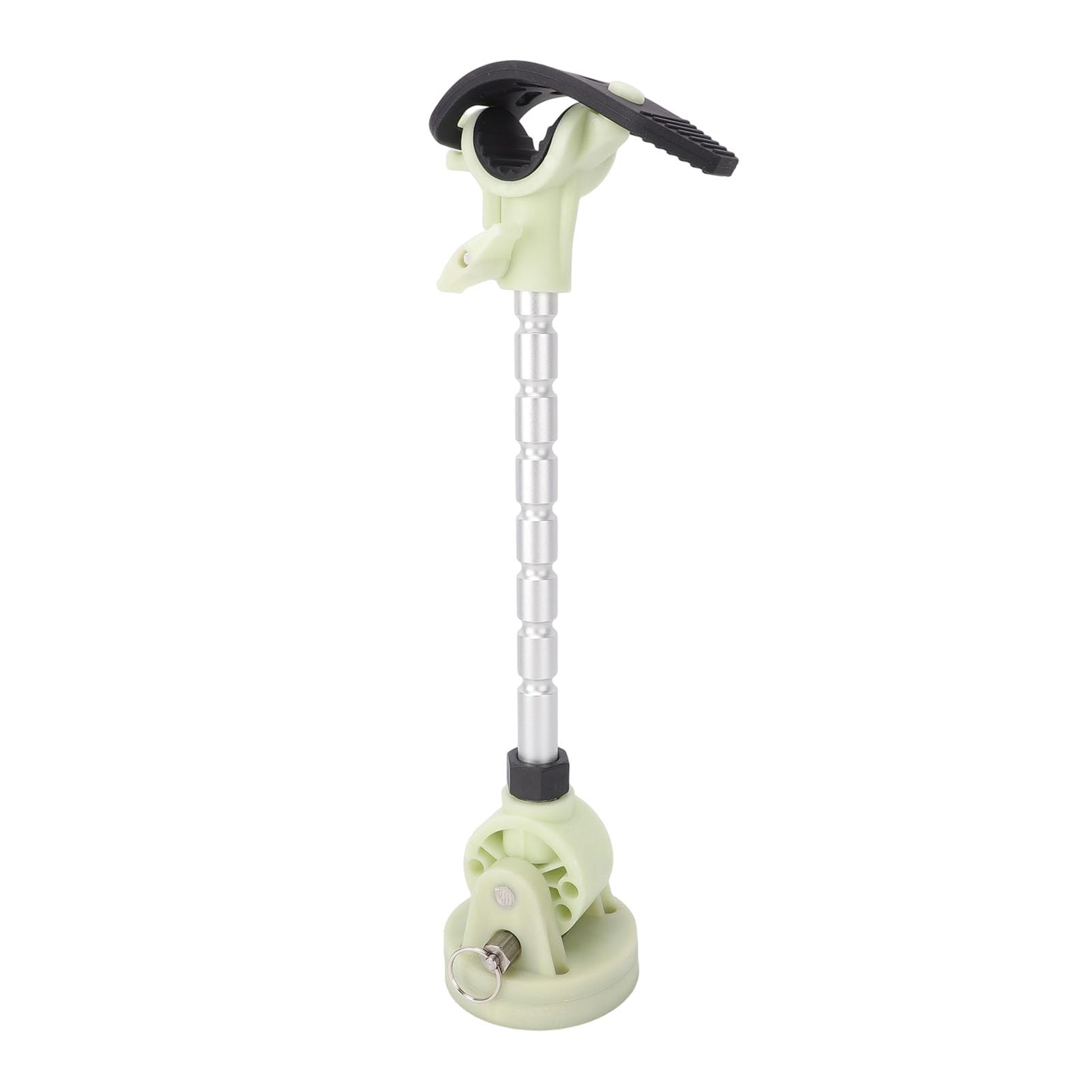 Generic Soporte Estabilizador de Motor Eléctrico para Pesca con Curricán, Soporte Luminoso Ajustable de 7 ángulos, Estabilizador de Varilla de Aluminio con Bloqueo Seguro, Ideal para Barco, Kayak y