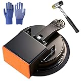 2026 Upgraded Floor Gap Fixer Tool,Heavy-Duty Floor Gap Fixer Suction Cup Tool,Adjustable Height Setter & Countertop Leveling Tools for Vinyl,Wood,Laminate Floors (Black)