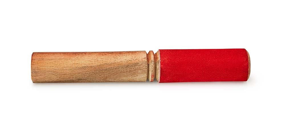 Wooden Striker for Singing Bowls - Durable Wooden Stick with Leather Cover for Improved Sound and Meditation Experience - Image 3