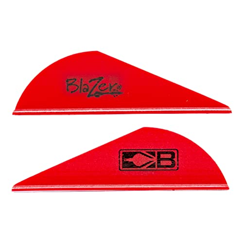 Bohning Blazer Vane Combo 36 Pack, White And Red, White And Red #TOP1