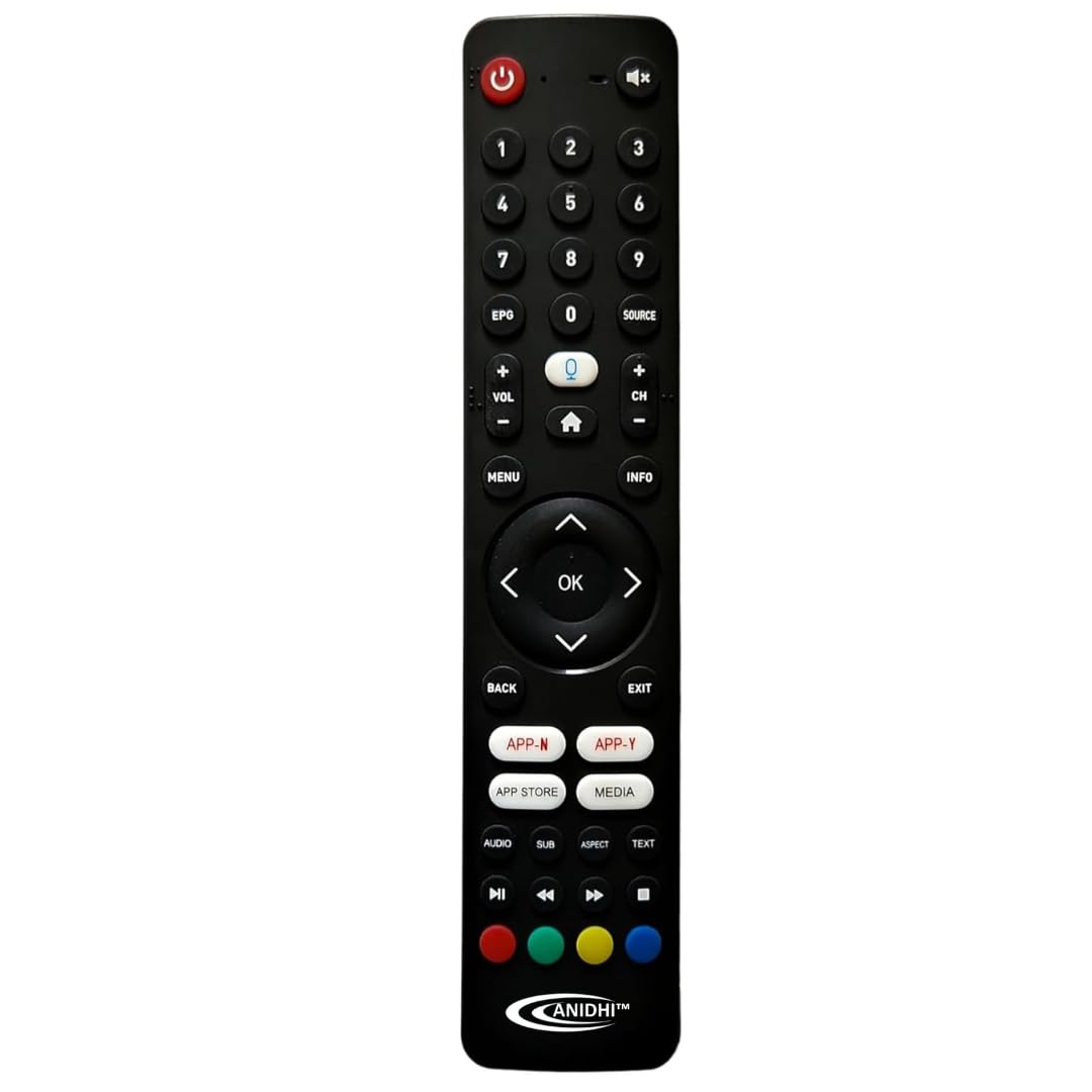 Anidhi™ Remote Compatible for Cellecor & Candes 108 cm (43 inch) Full HD LED Smart Android TV Remote Control (Please Match The Image with Your Old Remote) (B0CHYYS263) Amazon Price History, Amazon Price Tracker