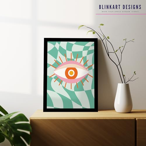 Image of BLINKART Trendy Abstract Wall Art Painting Print Design | Aesthetic Wall Decor Photo Artwork Frame Decoration Hanging For Home Bedroom Living Room Office Wall Decor | T069 | 13x10 Inches