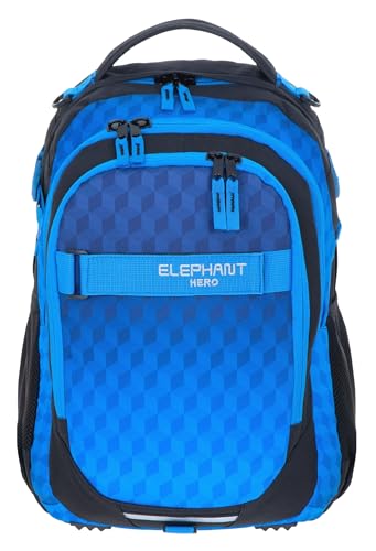 Elephant Schulrucksack HERO SIGNATURE Rucksack (Dark Blue Cube 12868)