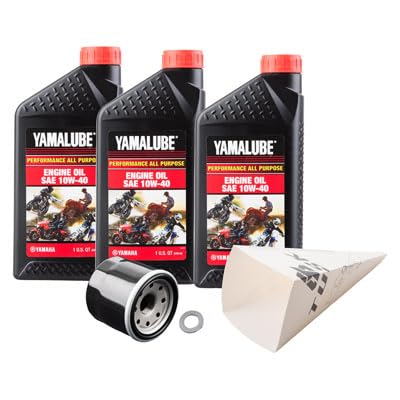 Amazon.com: Tusk 4-Stroke Oil Change Kit Yamalube All Purpose 10W
