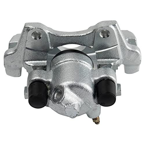 Image of TRQ Rear Brake Pad and Rotor Set Ceramic Solid Rotors Calipers Compatible with 1998 BMW 328i