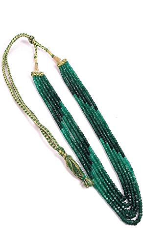 AV Fashion India - Semi Precious Gemstone Beads Shaded Emerald Green Onyx 5 Layer Necklace for Girl and Women Fashion Jewellery (AV_B100) (B08LYKFLLB) Amazon Price History, Amazon Price Tracker