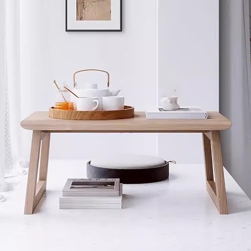 Table basse rectangulaire pliable pour salon chambre et bureau solide