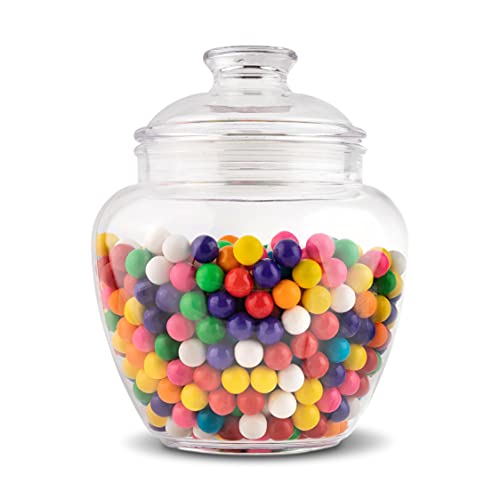Modern Innovations 80-Ounce Candy & Cookie Jar with Lid Premium Acrylic Clear Apothecary Jar Wedding & Home Dcor Centerpiece Cookie Candy Decorative Kitchen Storage Jar Bathroom Organization