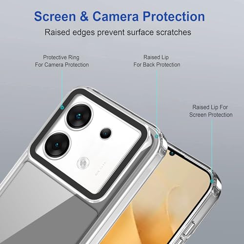 Image of Zapcase Back Case Cover for Infinix Zero 30 5G | Compatible for Infinix Zero 30 5G Back Cover | Case Cover with Camera Protection | (TPU + PC | Transparent)