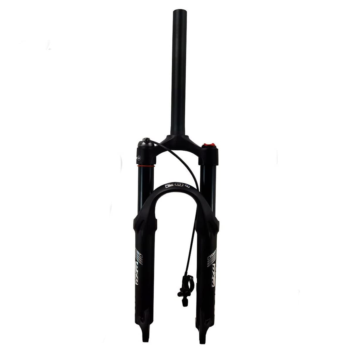 Fourche de Suspension Avant VTT 20"/24" 1-1/8" 9 mm QR 100 mm, débattement 100 mm, Commande Manuelle à Distance, Accessoires vélo (Couleur : Commande linéaire, Taille : 20")