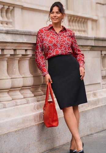 Women's Plus Size Cool Hand Pencil Skirt4