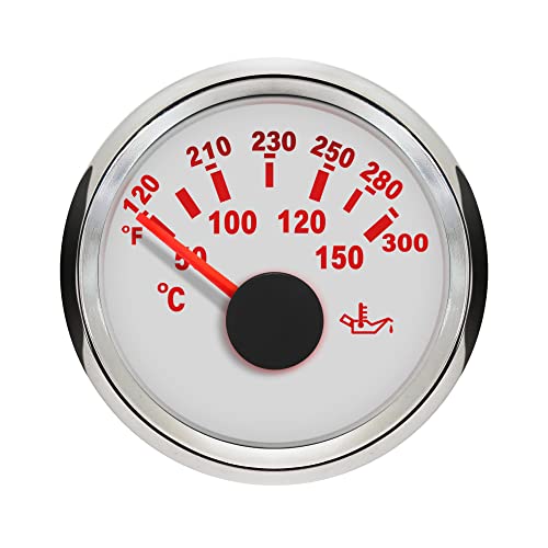 Indicador de temperatura de aceite 52mm ELING indicador combustible