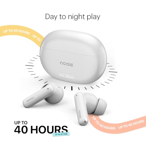 Image of Noise Buds Nuvo in-Ear Truly Wireless Earbuds with 40H of Playtime, Quad mic ENC, Dual Device Pairing, 12mm Driver, BT v5.3 (Ice Blue)