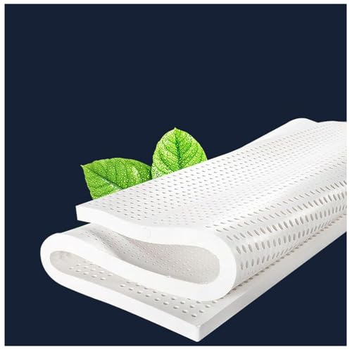 WKXTECZT Colchón De Látex 100% Natural, Compresión Y Sin Deformación, Ventilación De Poros De Panal, Colchón De Látex Suave Y Cómodo,1in,70x150cm