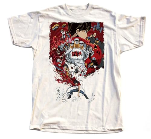 Akira v5 Manga T-Shirt Natural White XL