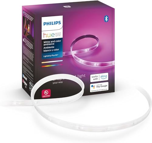 Philips Hue White and Color Ambiance Lightstrip Base Kit with